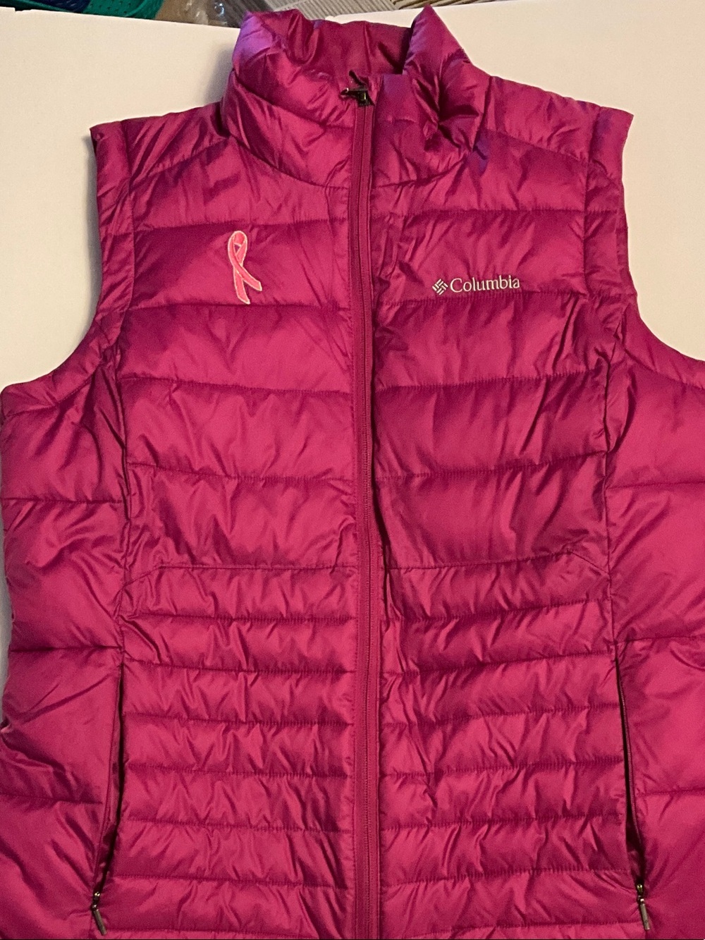 Columbia Women’s Bright Pink Quilted Insulated Vest